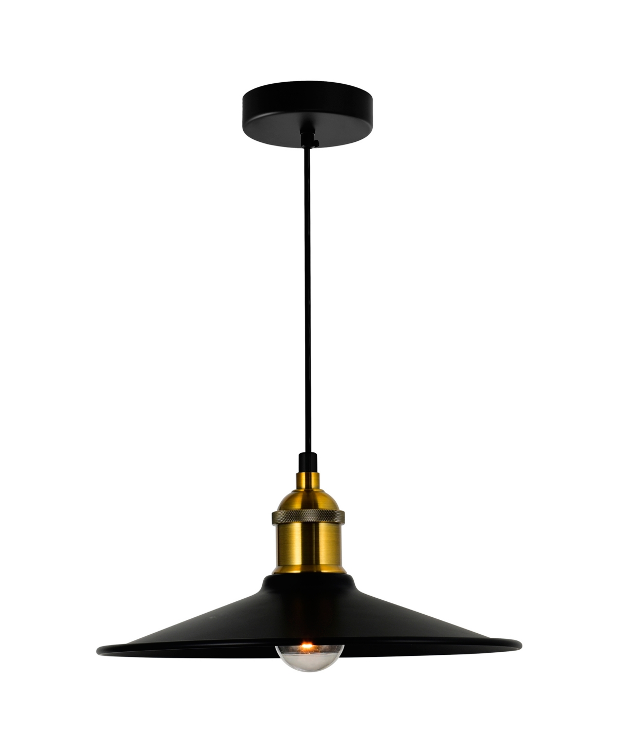 Cwi Lighting 9" Metal Brave 1 Mini Pendant