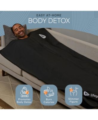 RejuvaWrap Infrared Sauna Blanket – Portable Far Infrared Home Sauna for Detox, Muscle Recovery & Relaxation with Adjustable Heat Settings