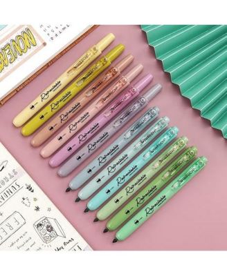NEUTRAL RETRACTABLE HIGHLIGHTERS - 12CT