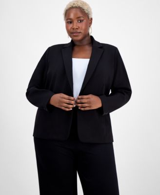 I.N.C. International Concepts - Plus Size Ponte Blazer