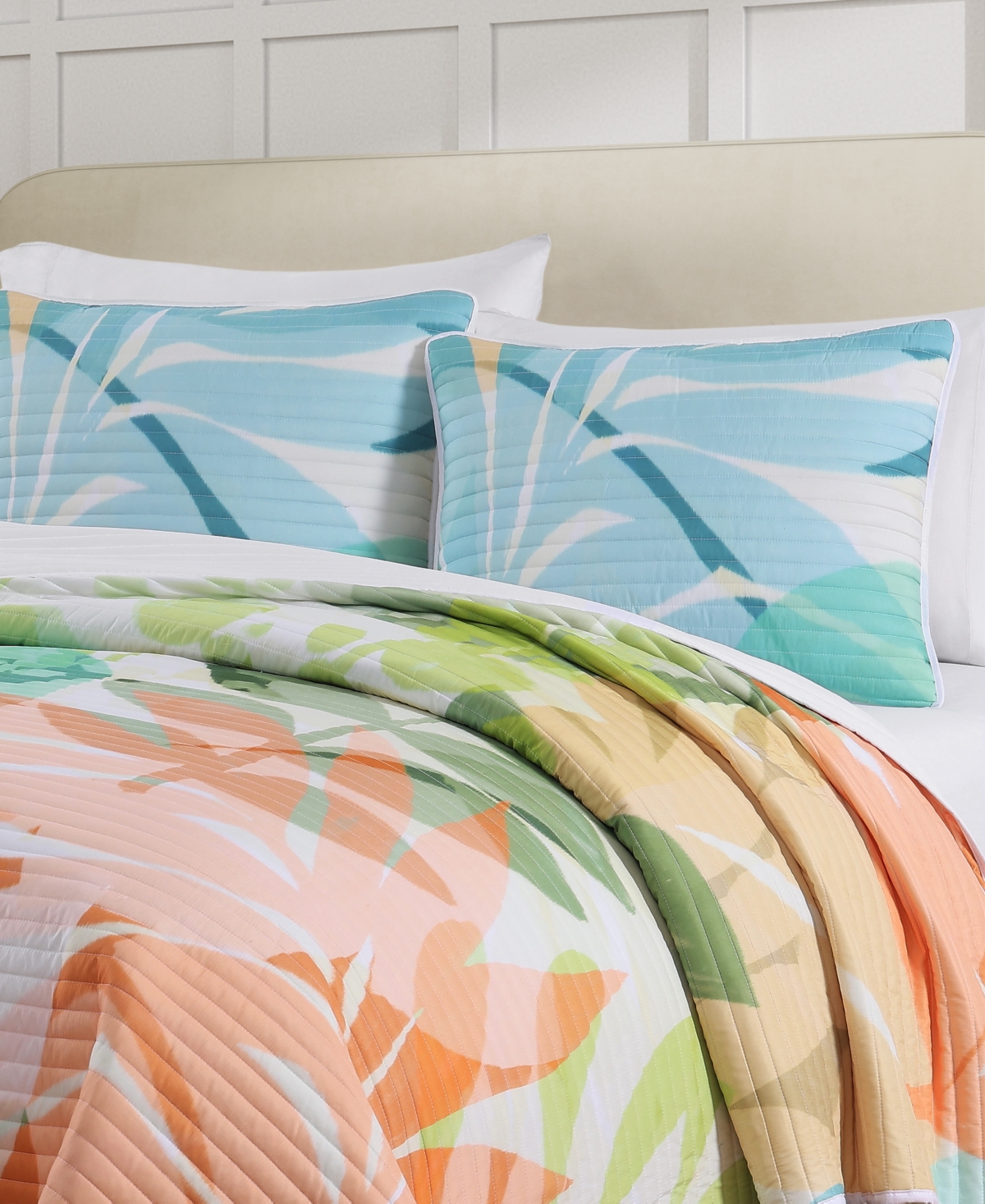 J By J Queen Bold Tiki 3-pc. Quilt Set, Full/queen