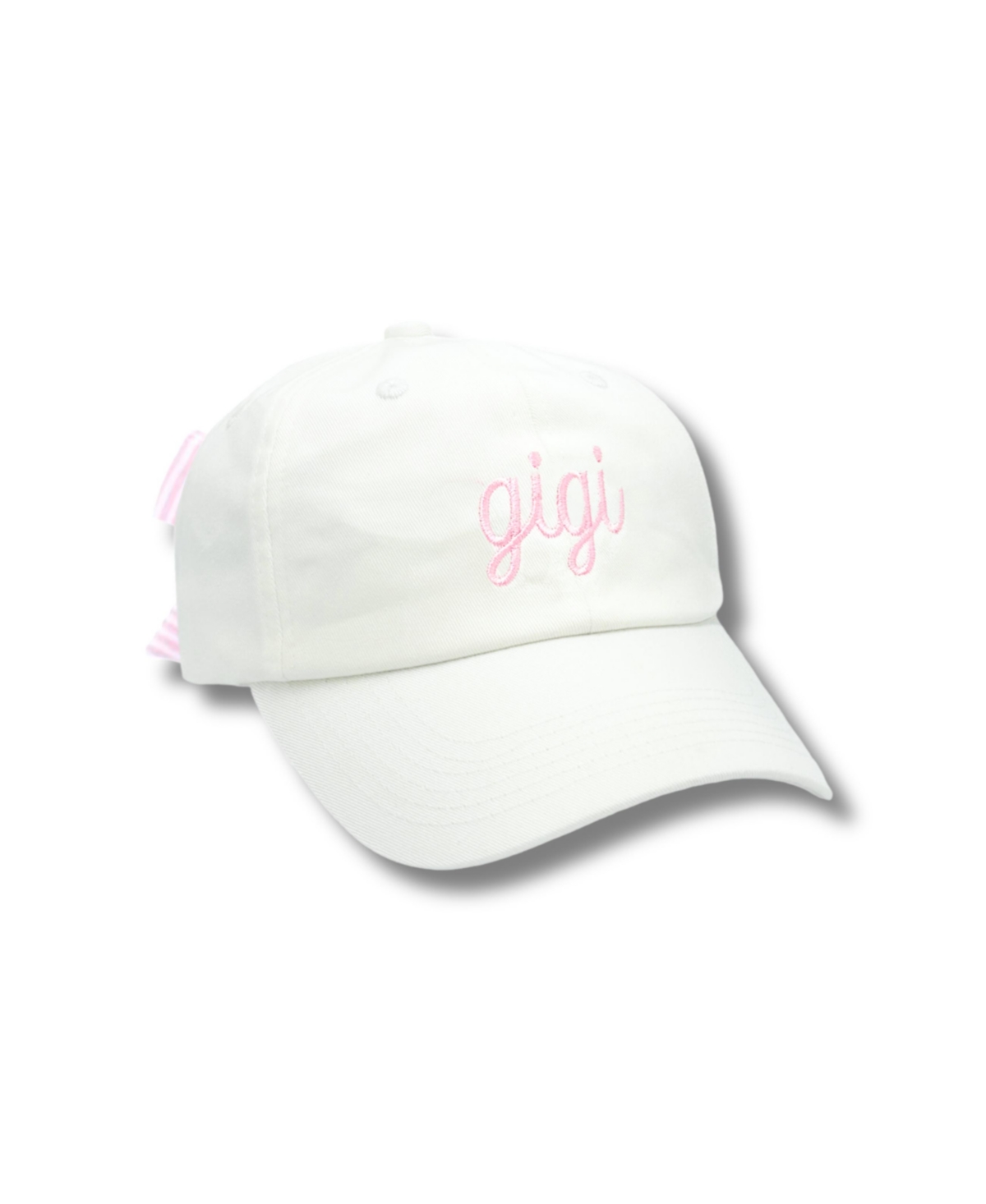 Gigi Bow Baseball Hat - White