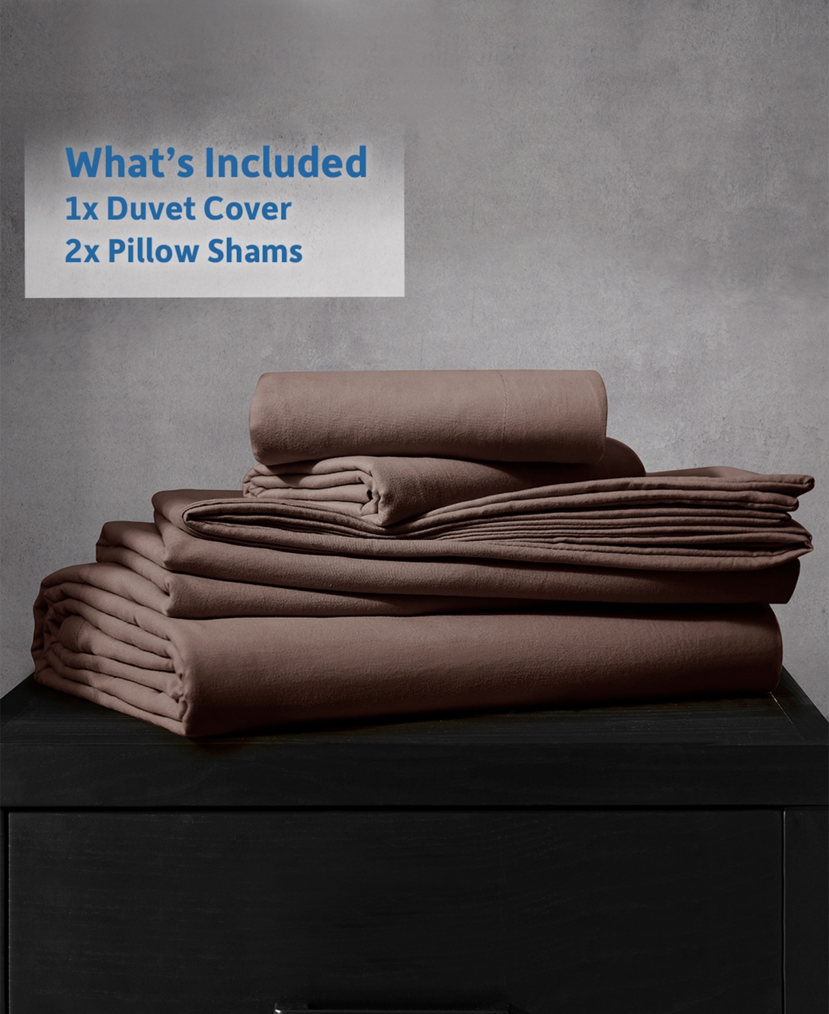 Nestl Ultra Soft Prewashed 3-pc. Duvet Cover Set, King