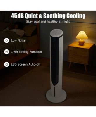 41" Oscillating, Quiet Portable Evaporative Air Cooler with Remote, 3 Modes, 3 Speeds, LED Display, 9H Timer, Floor Standing