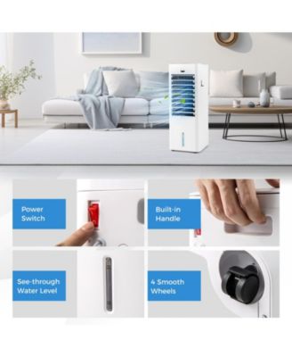 Evaporative Air Cooler and Heater with 3 Modes 3 Speeds and 2 Ice Boxes