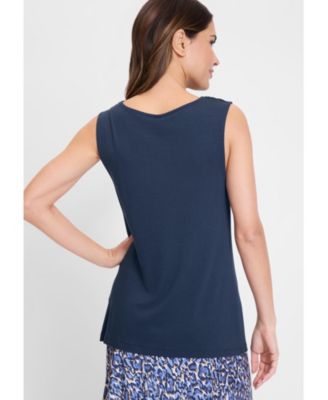 Women's Cowl Neck Sleeveless Top
