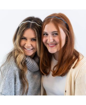 Wavy Beaded Headband - Ocean Blue