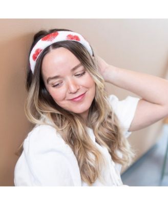Traditional Headband - Beaded Hearts