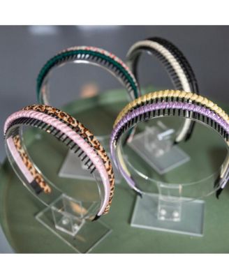 Thin Solid Headband - Pink