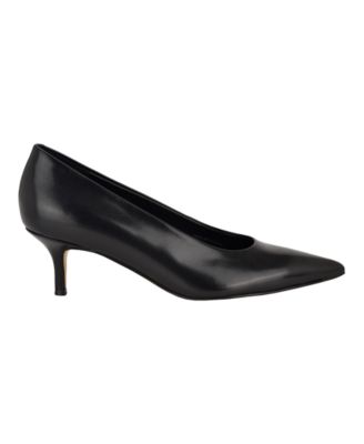Women's Voneta Leather Kitten Heel Pumps