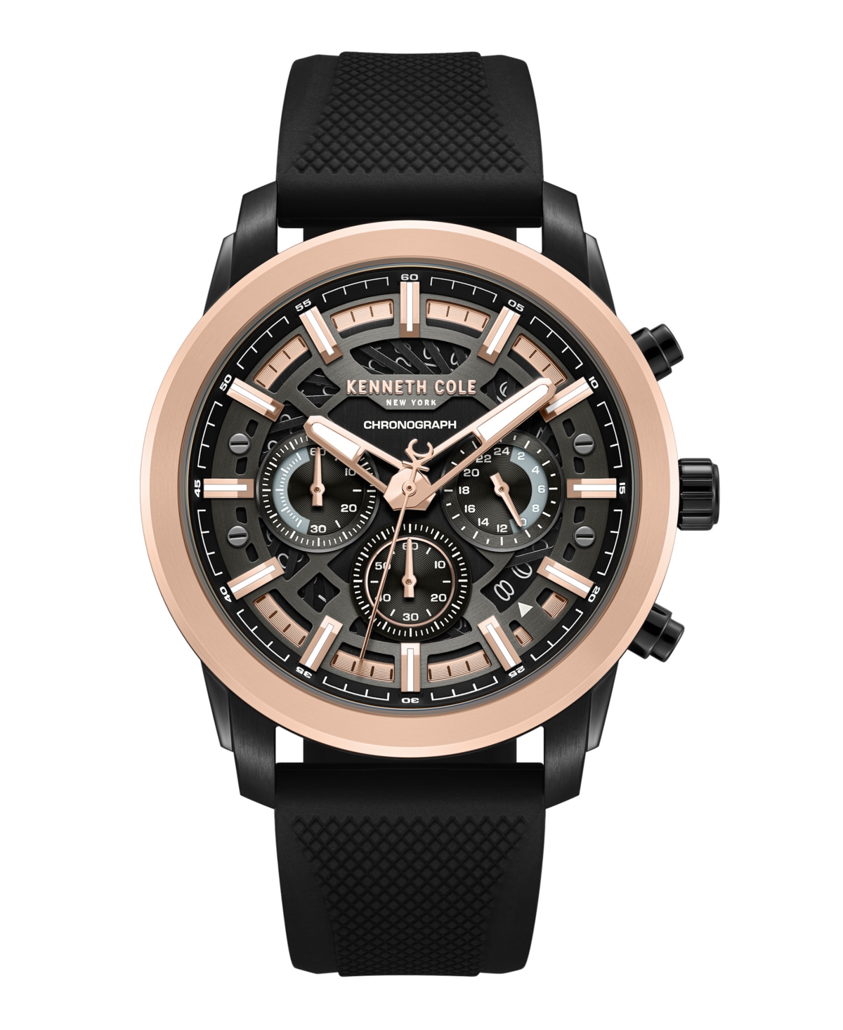 Men's Chronograph Watch, 44mm - Black