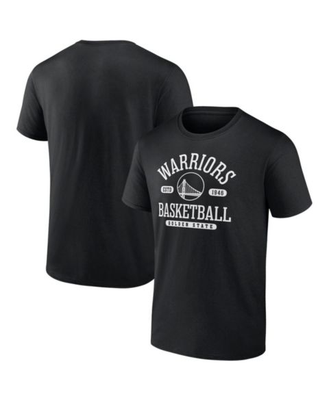 Мужская футболка Fanatics Mto Label Black Golden State Warriors Danger Zone
