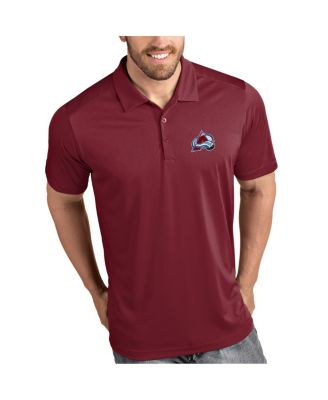 Antigua - Men's Burgundy Colorado Avalanche Tribute Polo