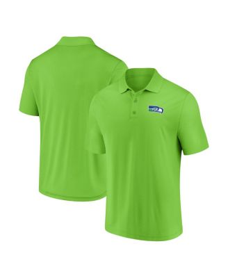 Fanatics - Men's Neon Green Seattle Seahawks Component Polo Shirt