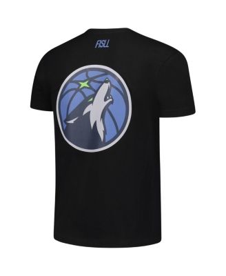 Men's and Women's Black Minnesota Timberwolves Oversize Logo T-Shirt