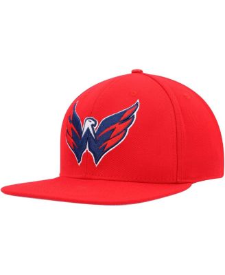 Men's Red Washington Capitals Core Classic Logo Snapback Hat