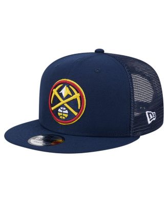 New Era - Men's Navy Denver Nuggets Mesh back 9FIFTY Snapback Hat