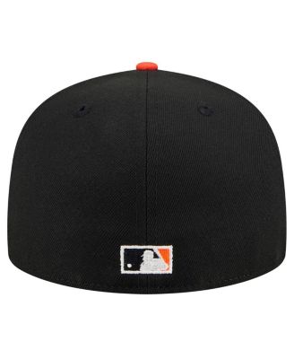 Men's Black San Francisco Giants Shadow Stitch 59FIFTY Fitted Hat