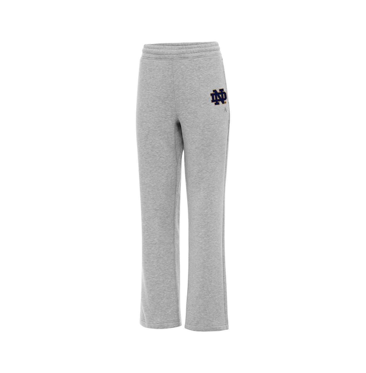Женские брюки Antigua Heather Gray Notre Dame Fighting Irish Victory Sweatpants — фото 1