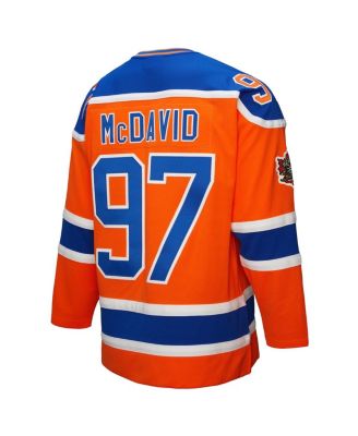 Men's Connor McDavid Orange Edmonton Oilers Power Play Jersey