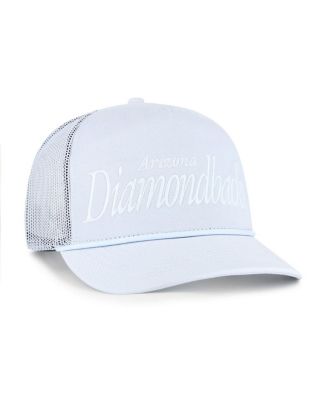 Men's Light Blue Arizona Diamondbacks Foundation Script Hitch Adjustable Trucker Hat