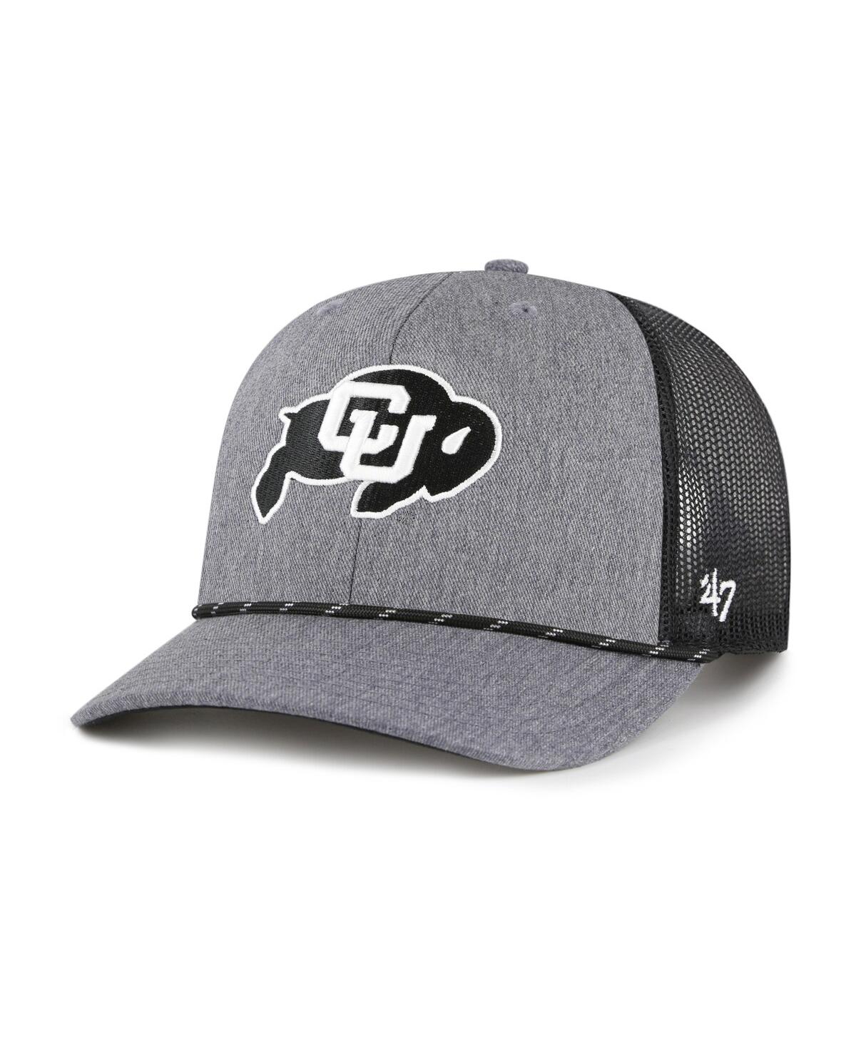 Men's Gray Colorado Buffaloes Carbon Rope Adjustable Hat - Gray