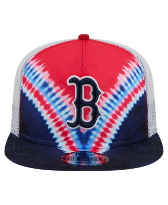 Men's Boston Red Sox Tie-Dye Golfer Trucker Adjustable Hat