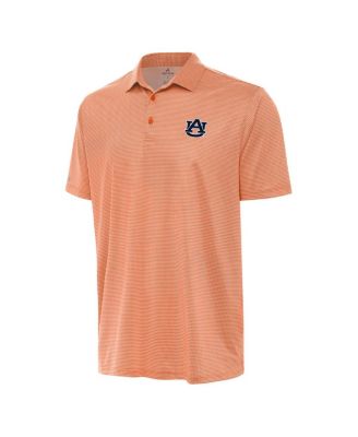 Antigua - Men's Orange/White Auburn Tigers Rings Polo
