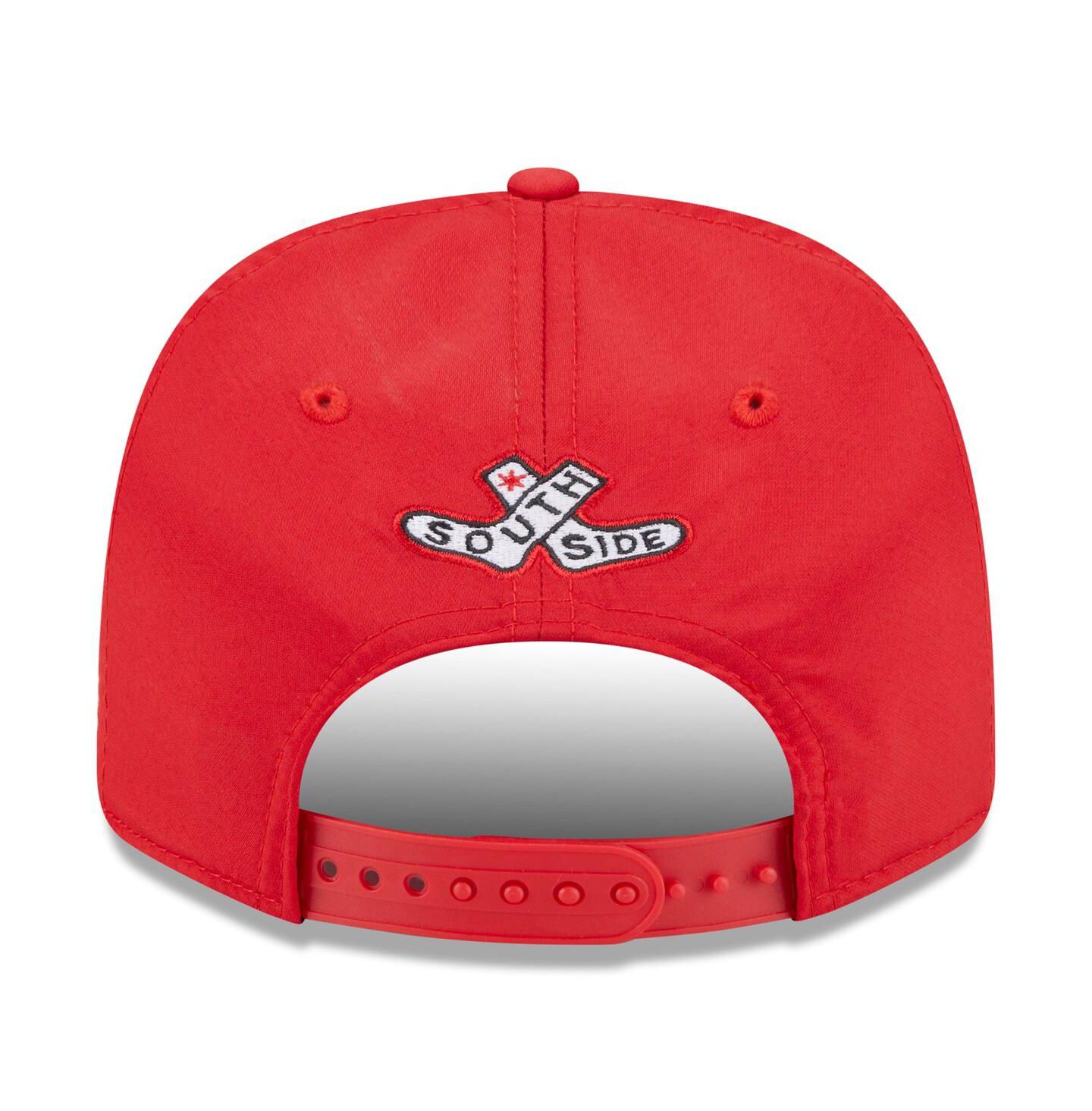 Мужские головные уборы New Era Red Chicago White Sox 2025 City Connect Fan Pack 9SEVENTY Adjustable Hat — фото 4