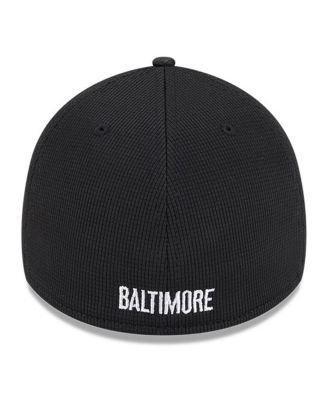 Men's Black Baltimore Orioles City Connect Batting Practice 39THIRTY Flex Hat