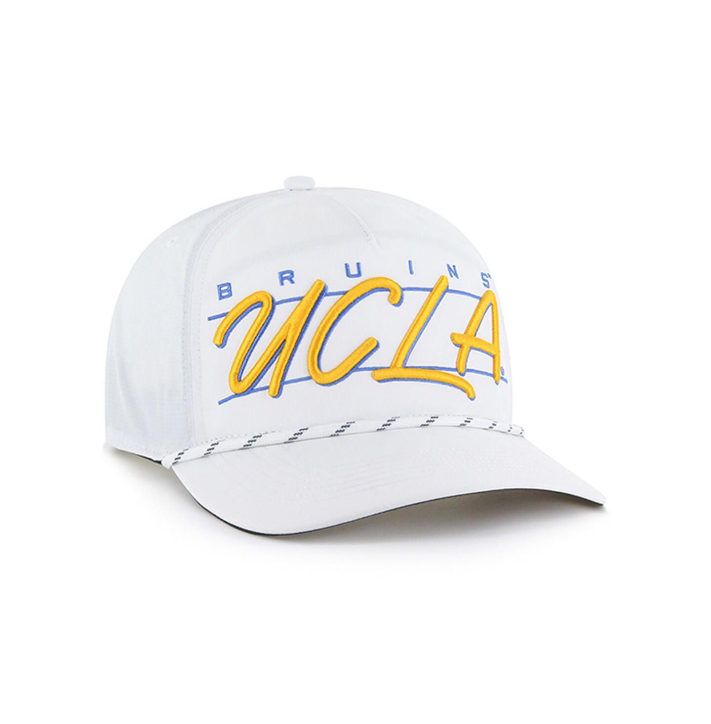 Мужская кепка '47 Brand White Ucla Bruins Condor Hitch Brrr Adjustable Hat — фото 2