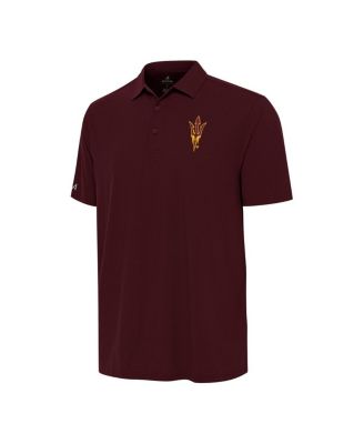 Antigua - Men's Maroon Arizona State Sun Devils Era Polo