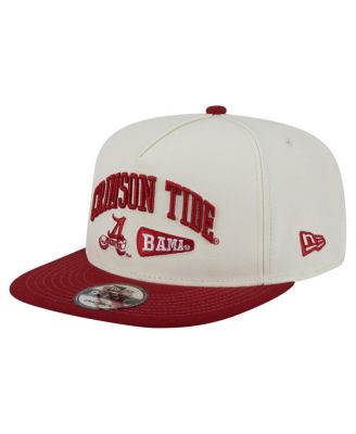 New Era - Men's White Alabama Crimson Tide Collegiate 9FIFTY A-Frame Snapback Hat