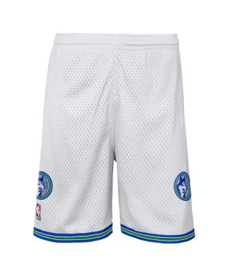 Big Boys and Girls White Minnesota Timberwolves Swingman Shorts