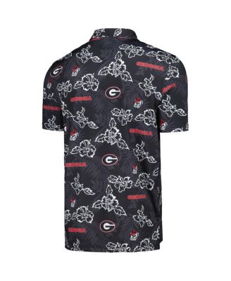 Men's Black Georgia Bulldogs Performance Polo Shirt