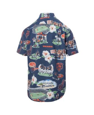 Men's Navy Chicago Bears Scenic Button-Down Shirt