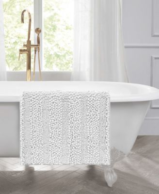 Laura Ashley Astor Chenille Bath Mat, 27" x 45"