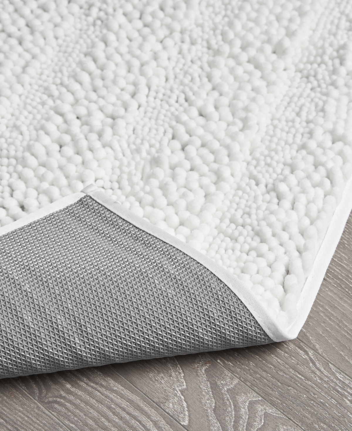 Laura Ashley Astor Chenille Bath Mat, 24" X 60"
