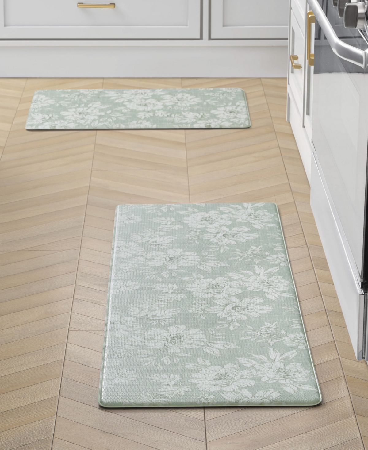 Laura Ashley Iris Anti-fatigue 2-pc. Wellness Mats