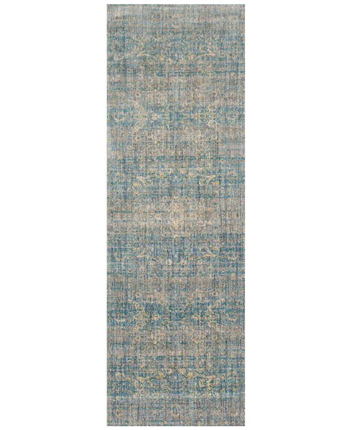 Loloi Anastasia AF10 Light Blue/Mist 2'7" x 12' Runner Rug & Reviews