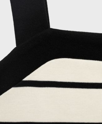 Women's Striped Midi Dress