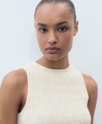 Women's Fitted Textured Knit Dress