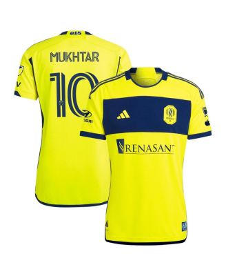 adidas - Men's Hany Mukhtar Yellow Nashville SC 2024 The 615 Kit Authentic Player Jersey