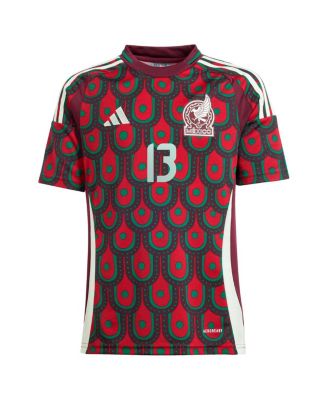 Big Boys and Girls Guillermo Ochoa Burgundy Mexico National Team 2024 Home Replica Player Jersey