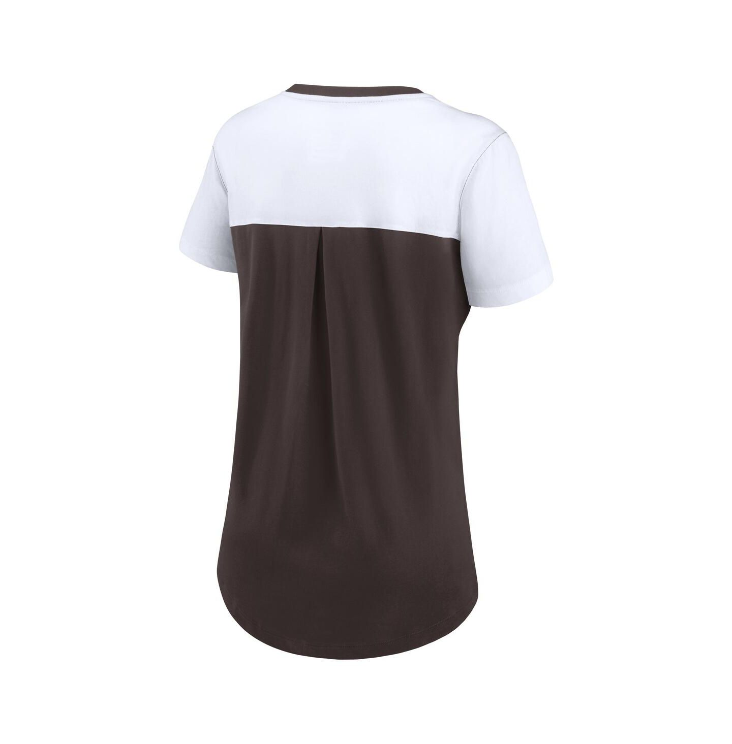 Женская футболка Nike Brown Cleveland Browns Performance Fashion — фото 3