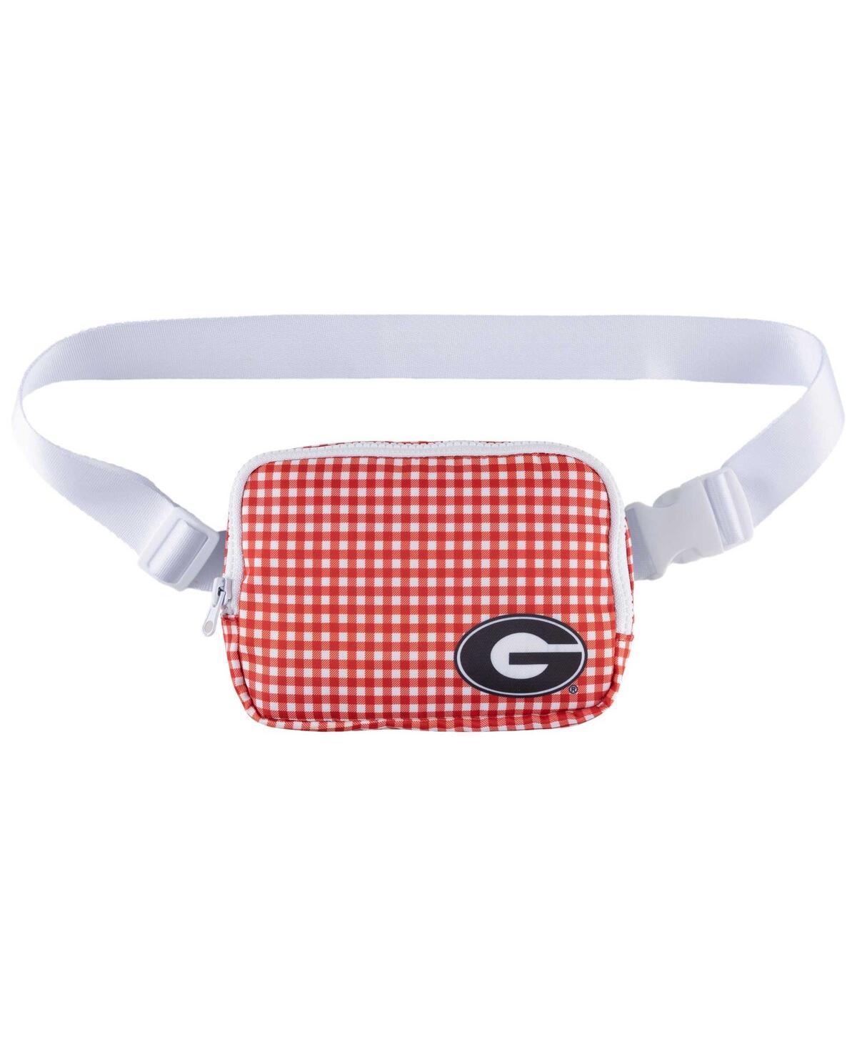 Georgia Bulldogs Gingham Fanny Pack
