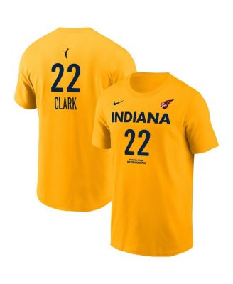 Nike - Men's and Women's Caitlin Clark Gold Indiana Fever Name Number T-Shirt