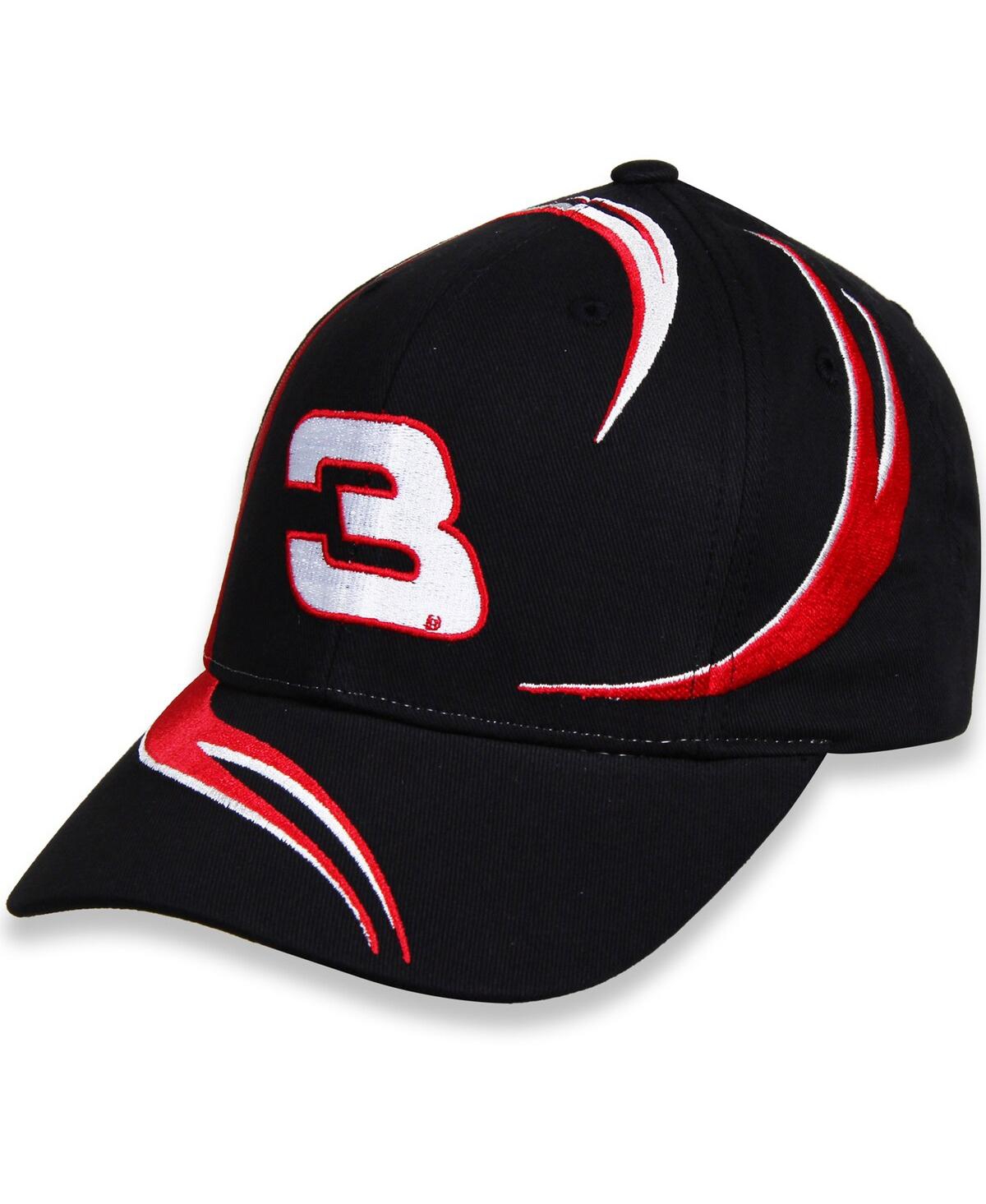 Men's Black/Red Dale Earnhardt Good Wrench Swirl Adjustable Hat - Black, Red
