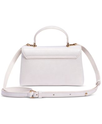 Loraine Lizard Embossed Top Handle Bag