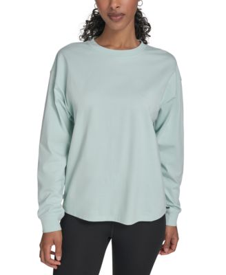 Calvin Klein - Women's Long-Sleeve Crewneck T-Shirt